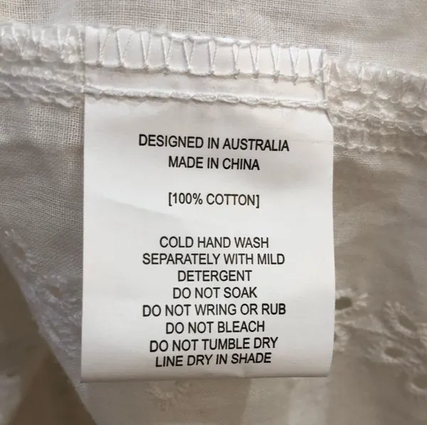 NEW Label of Love White eyelet Dress M - Image 8