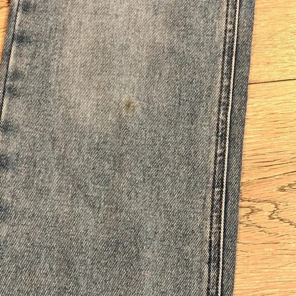 Pacsun‎ Playboy Jeans Womens 22 Blue Denim Straight High Rise Rainbow Bunny - Image 4