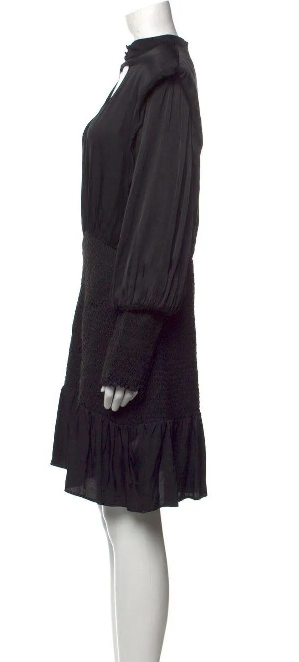 Farm Rio Black Heart Neckline Mini Dress - Image 6