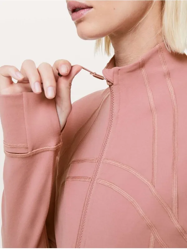 Lululemon Define Jacket full zip Quicksand womens size 4 - Image 3