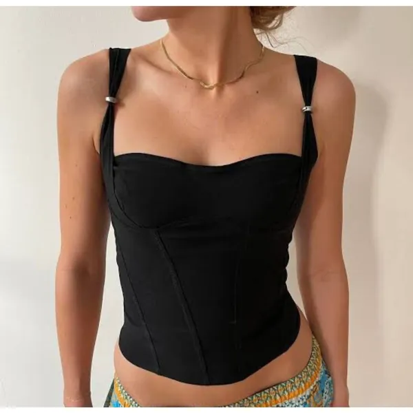 I.AM.GIA Corset Top Idez Size XS Black - Image 6