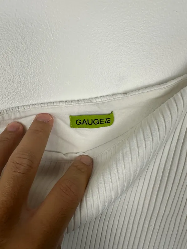 Gauge81 Erla One Shoulder Dress White Mini Cocktail Mini‎ Dress Women’s Sz S - Image 3
