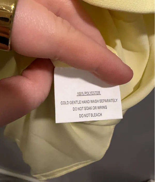NWT Hello Molly The Real Icon Strapless Side Train Mini Dress Butter Yellow - Image 10
