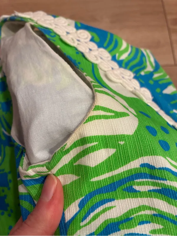 Lilly Pulitzer Women’s Liz Shift Dress Roar of the Jungle Limeade Size 00 - Image 8