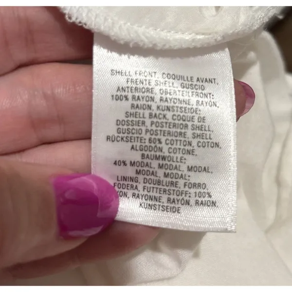 Anthropologie Maeve Women’s White Top Tunic Small - Image 5