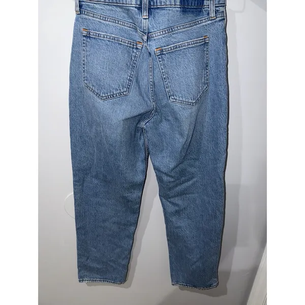 NWT Abercrombie & Fitch Jeans Blue CURVE Love UltraHigh 90s Straight 26 2R 1 - Image 4