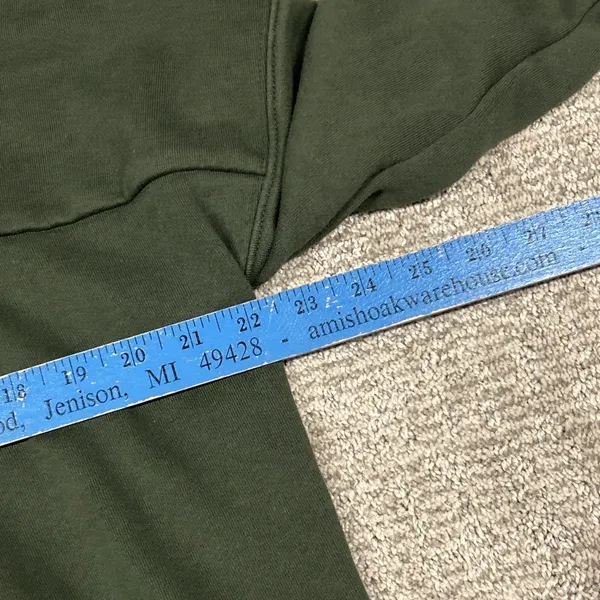 Pomander Place TuckerNuck Porter Sweatshirt Dress Womens Small Green Pockets - Image 8