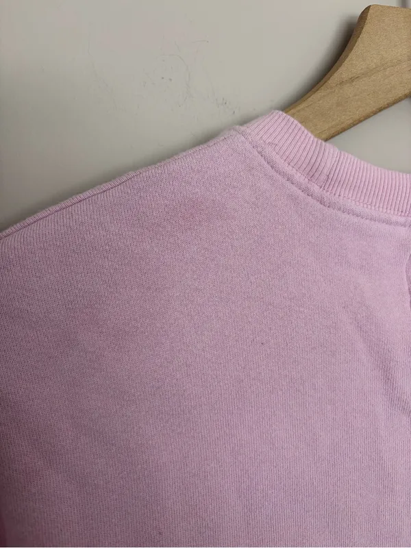 Billabong Light Pink Graphic Crewneck Sweatshirt Medium - Image 5