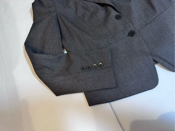 Ann Taylor Brown Blazer 6 Stretch Tailored Fitted Career Workwear Office Work - Image 5