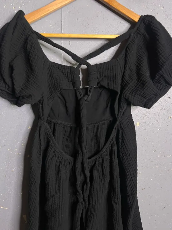 PRINCESS POLLY Let’s Dance Mini Dress in Black. Size 4 - Image 7