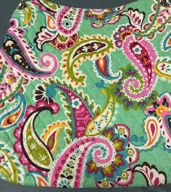 Vera Bradley Quilted Paisley Shoulder Bag - Image 10