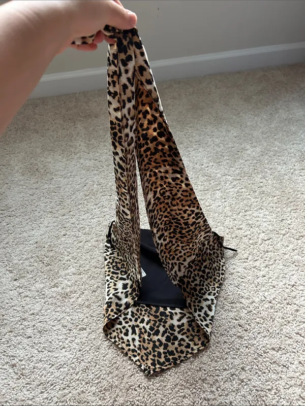 Leopard scarf top. S - Image 4