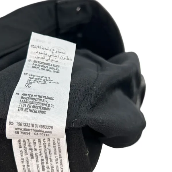 Abercrombie Vegan Leather Ankle Straight Pant Ultra High Rise Black Size 34‎ 18S - Image 14
