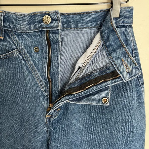 Ozark Mountain Vintage High Waisted Western Southwestern Bareback Denim Jeans - Image 7