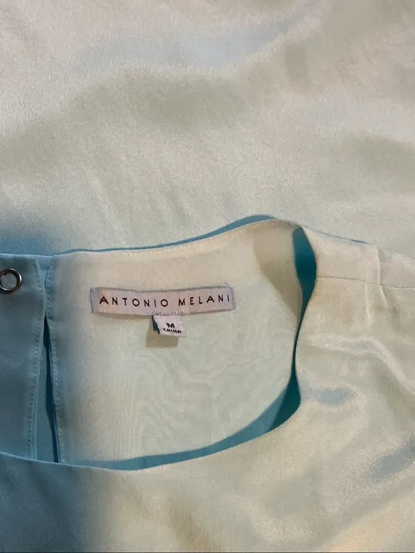 ANTONIO MELANI Mint Green Sleeveless Tank Top - Image 5