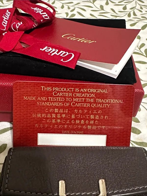 Cartier Leather Compact Wallet - Image 14