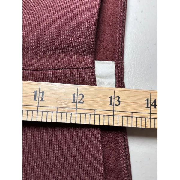 Maeve Anthropologie XLP Burgundy Pull-On Trouser Pants Petite Stretch - Image 6