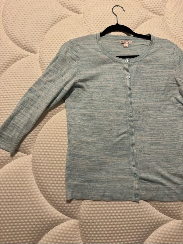 Merona Light Blue' Button-Up Cardigan Sweater - Image 2