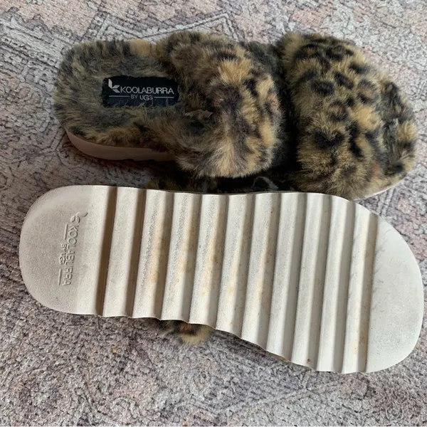 Koolaburra By UGG Slipper Shoes Cheetah Print Women’s Size 5 Footwear - Image 4