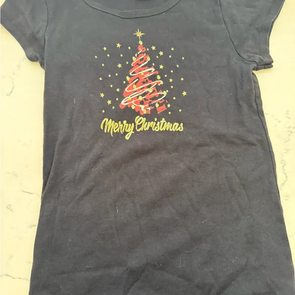 Women's Merry Christmas Tree Tee - Image 2