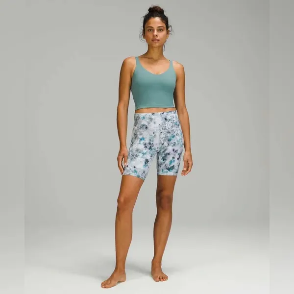 Lululemon Align High-Rise Biker Short 8” Kaleidofloral Multi Nulu Size 2 - Image 2