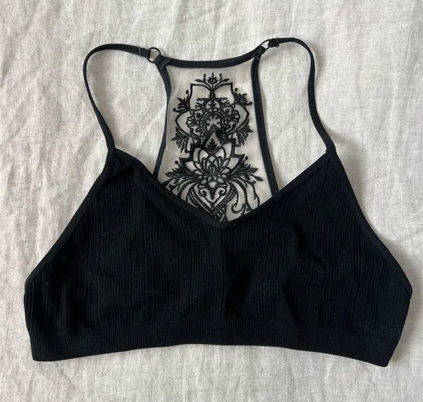 Tattoo Mesh Bralette Size XS - Image 3