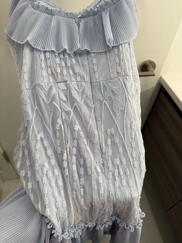 Hello Molly Blue Mini Dress Size Medium - Image 6
