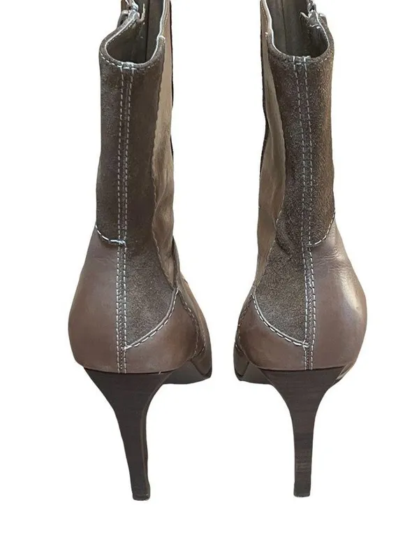 Steve Madden Triall leather patchwork boots - Image 4