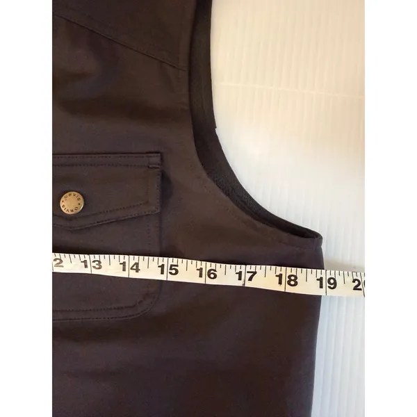 Orvis Womens Black Utility Technical‎ Vest Zip Front Pockets Size XS - Image 4