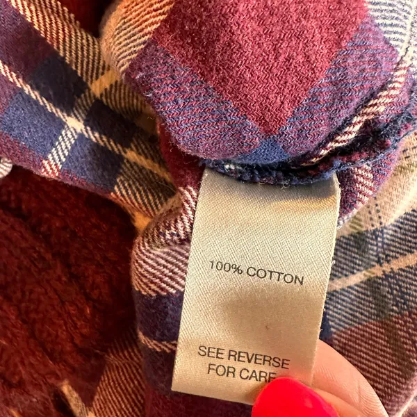 BKE Buckle Plaid Button Up Shirt Size Large - Image 7