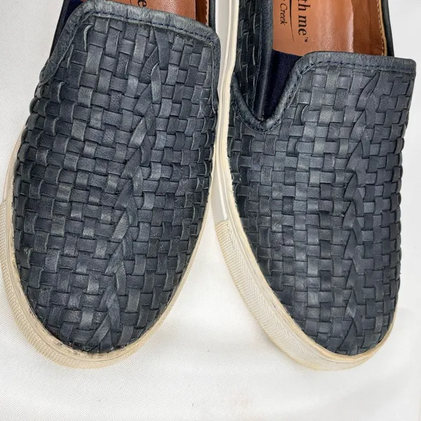 “Walk with Me" by Coldwater Creek woven leather slip-on loafers Size 8.5 - Image 8