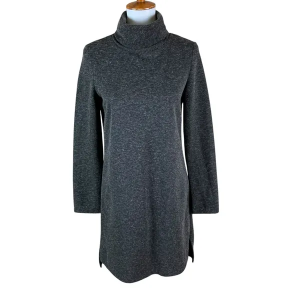 WAYF Brown Turtleneck Sweater Dress Long Sleeve Cozy Casual‎ Stretch Small - Image 2