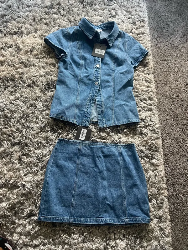 Denim skirt set  - Image 2