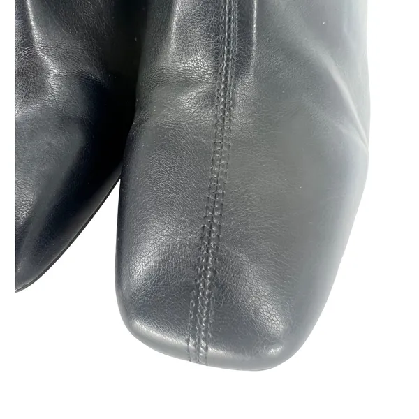 Silent‎ D Carina Heeled Ankle Boots Black Leather Size 39 - Image 10