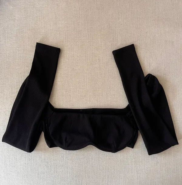 Princess Polly Becca Long Sleeve Crop Top - Image 2
