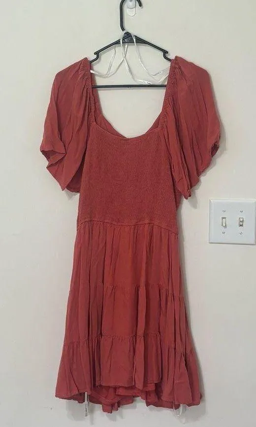 ARULA Orange Flutter Sleeve Sundress Size 18W - Image 2