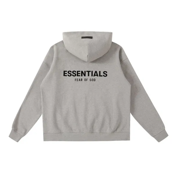 Fear Of God Essentials Dark Oatmeal Pullover Hoodie Size Xl - Image 2