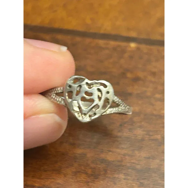 ring band 925 sterling silver size 6 1.17g g37 - Image 2