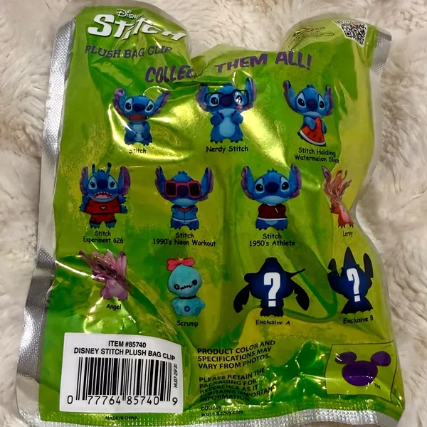 Disney Stitch Plush Bag Clip Blind Bag - Image 5