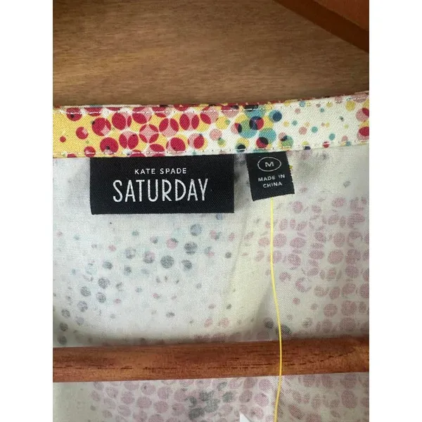 NWT Kate Spade Saturday Photo Floral Open Back A-line Mini Dress Women’s Medium​ - Image 5