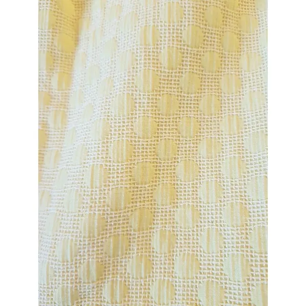 Cupcakes & Cashmere Dress Sz Small Yellow Off the Shoulder Cottage Cottage Core - Image 7