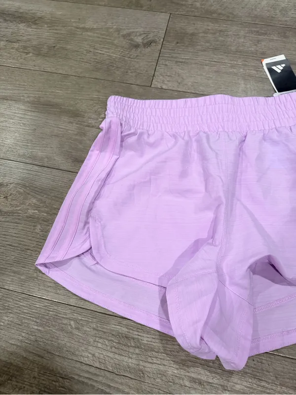 adidas Light Pink Women's Athletic Running Shorts - Image 8
