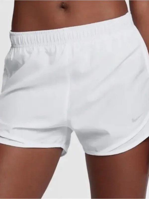 Nike Dri-fit Tempo Running Short White Women's Running Shorts Size XL - Image 2