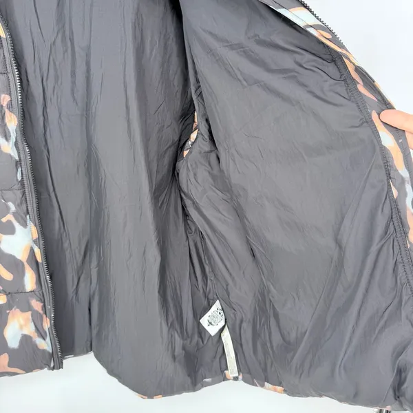 Free People FP Movement In A Bubble Puffer Vest Tortoise Shell Womens Large - Image 10
