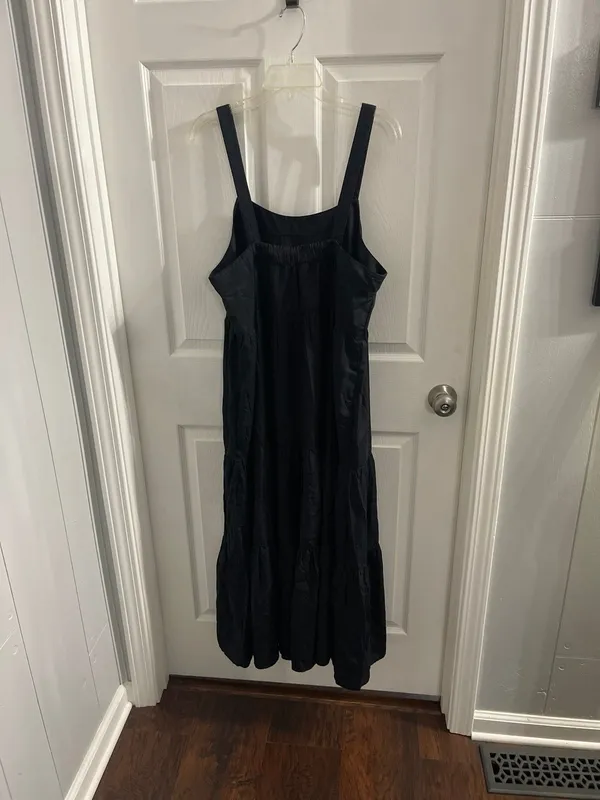 The Drop Britt Tiered Midi Tent Dress Black Size XXL New With Tag - Image 6