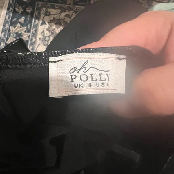 Oh polly size 4 black dress - Image 7