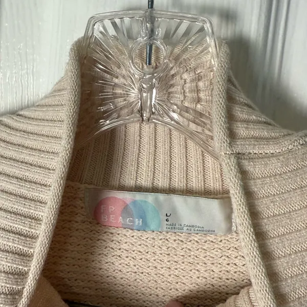 Free People Hailee Sweater Skirt Set in Powder Sand L - Image 5