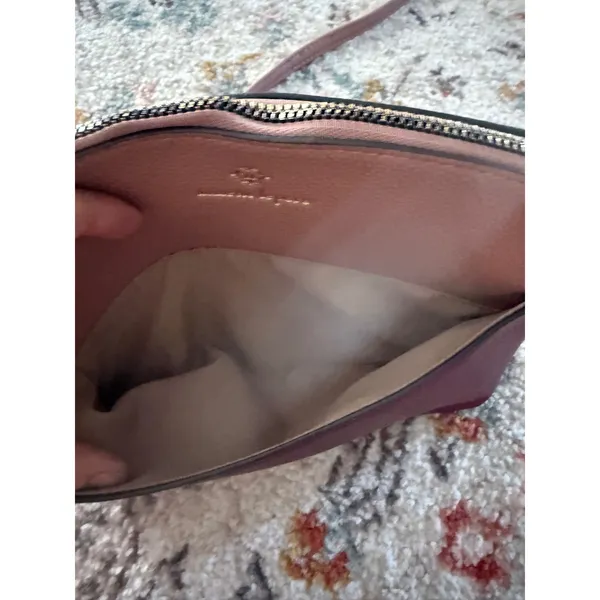 Nanette Lepore Pink and Purple‎ Colorblock Pebbled Faux Leather Crossbody Bag - Image 5