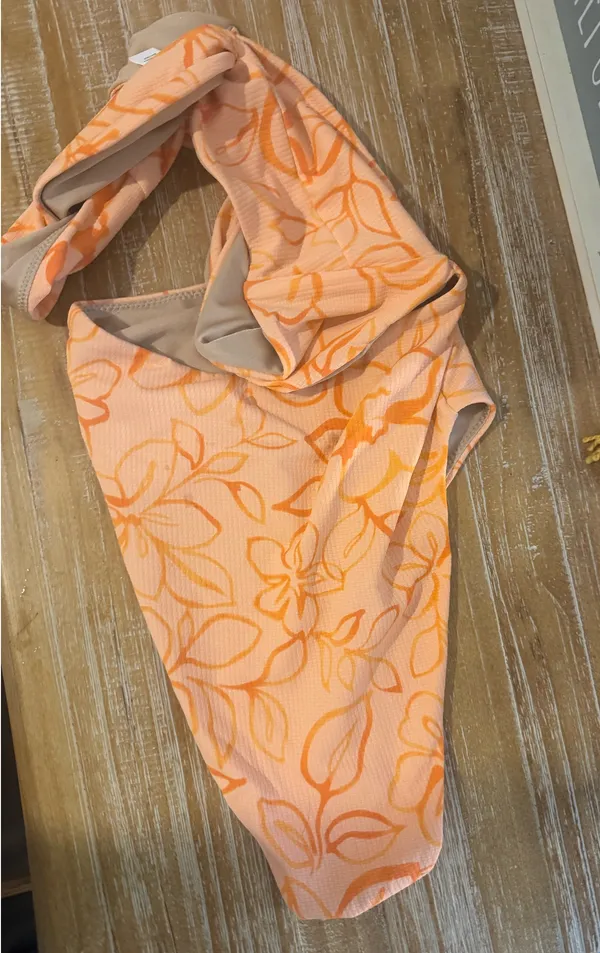 Tularosa FLEUR ONE PIECE IN ORANGE RAYA FLORAL - Image 2
