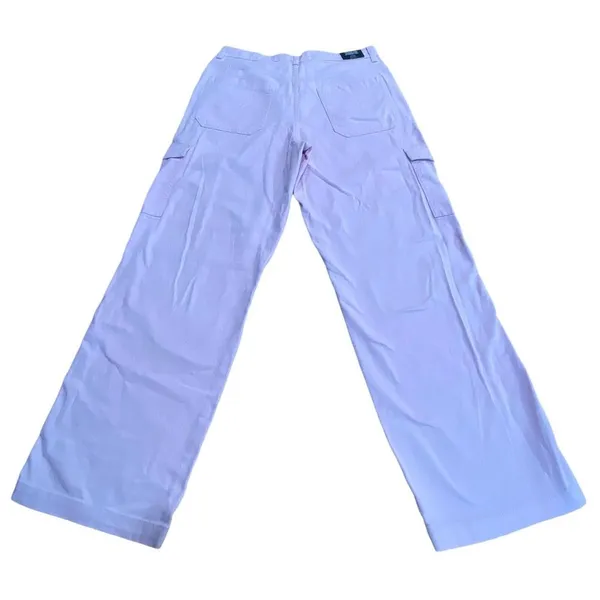 NEW Divided 90's Baggy Denim Jeans‎ Womens Size 12 Light Pink wash Wide Leg Y2K - Image 2